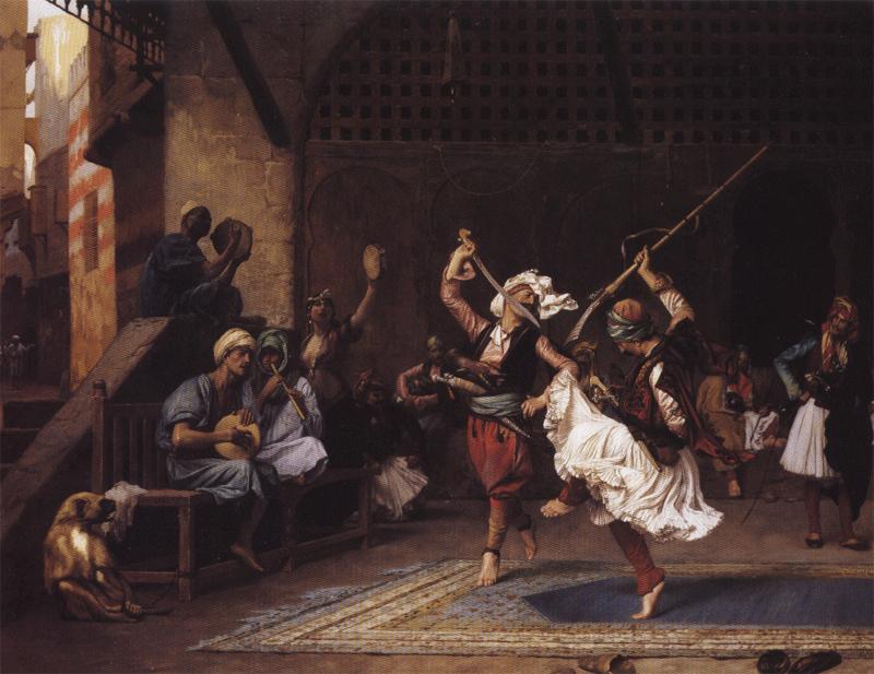 Jean - Leon Gerome The Pyrrhic Dance. oil painting picture